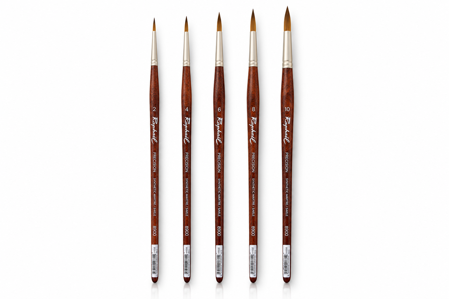 Raphael Precision Synthetisch Rond Olieverf Acryl Imitatie Marter Penseel Serie 8900