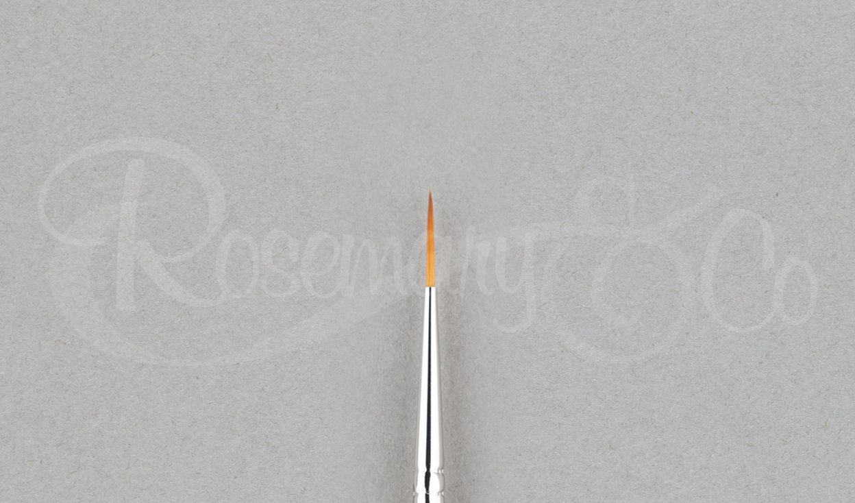 Rosemary Series 230 Golden Synthetic Mini Rigger Sleper Penseel