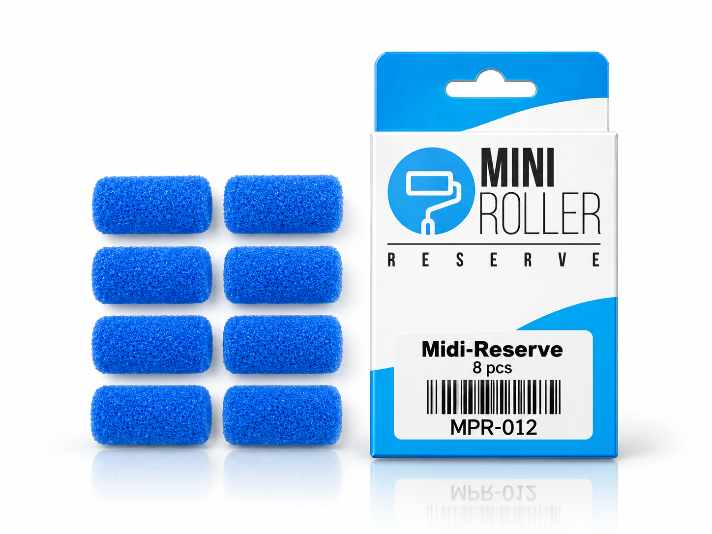 Mini Roller Medium Reserve Set 31×15 mm (8 stuks)