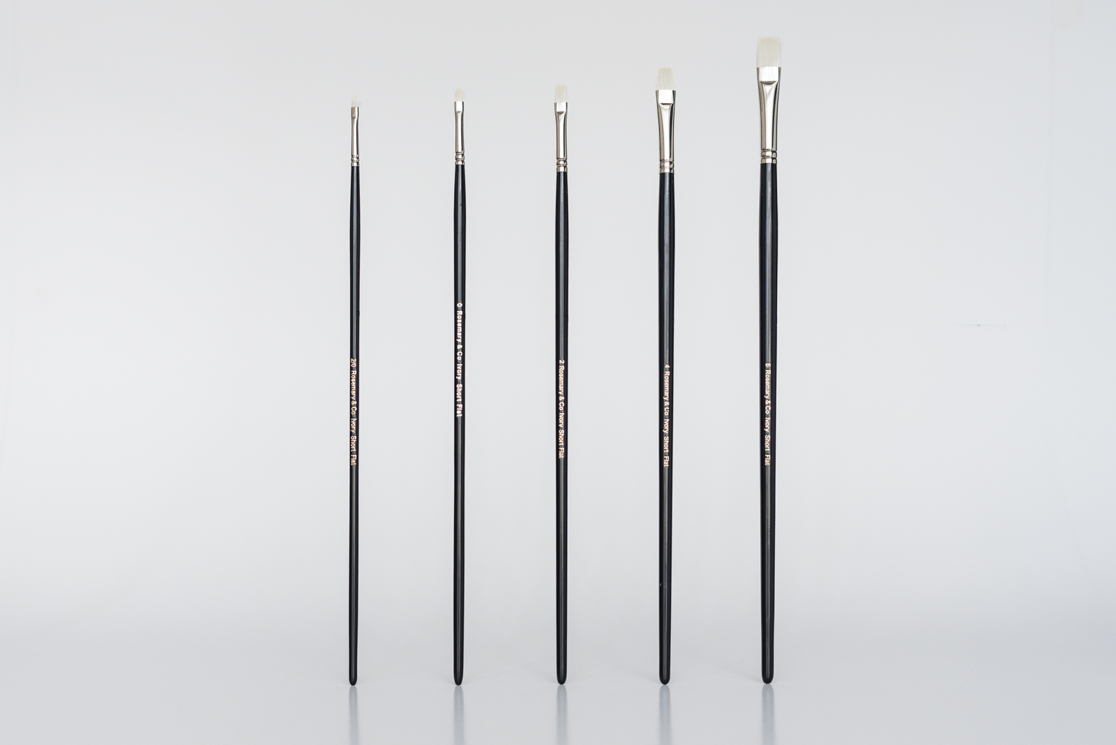 Rosemary Ivory Short Flat Olieverf Acryl Penseel