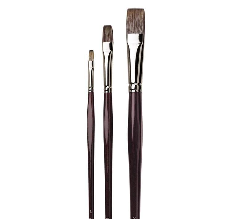 da Vinci GRIGIO Plat Olieverf Acryl Penseel Serie 7195