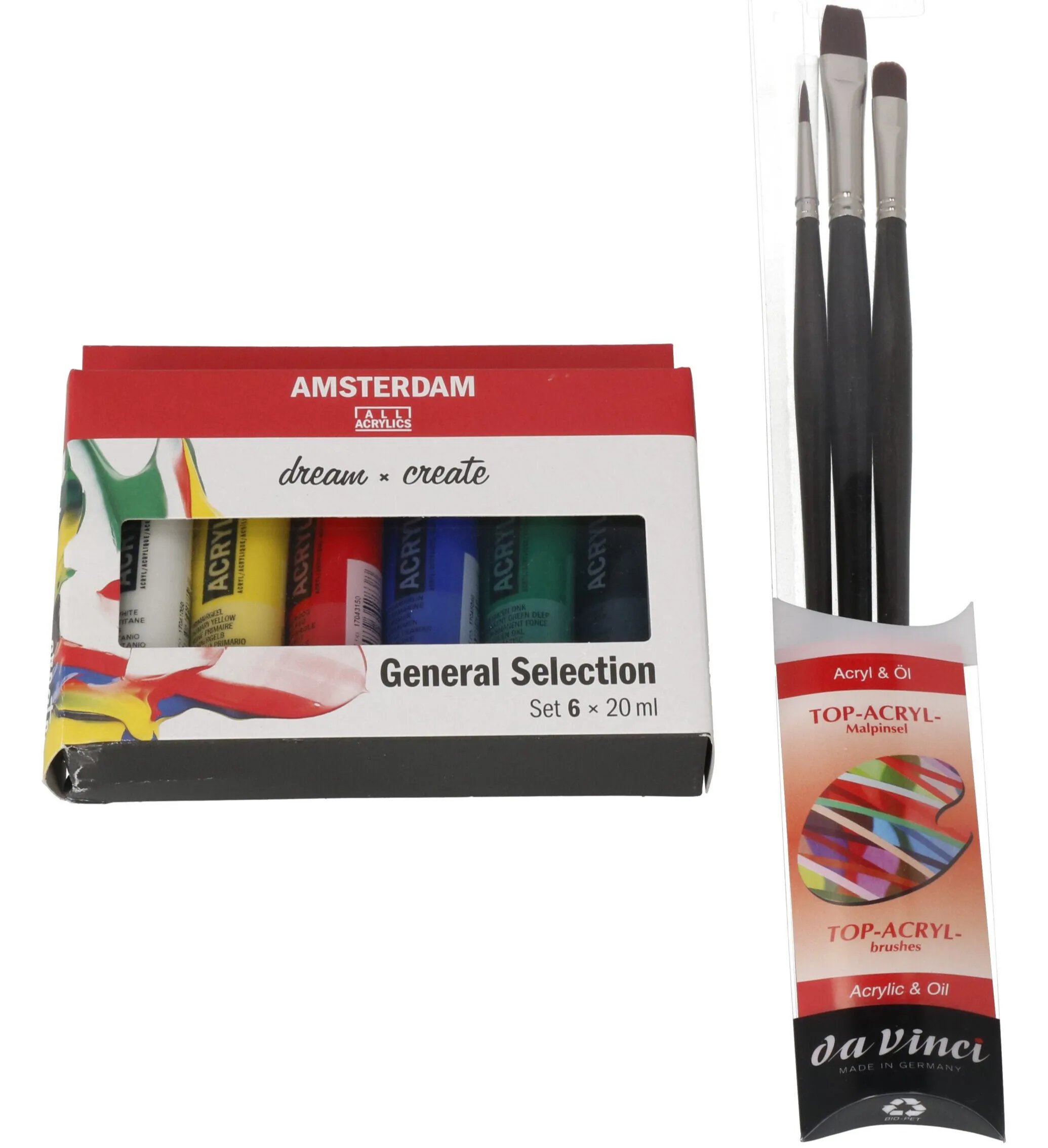 Acryl Penselen Set Amsterdam Acryl Standaard Kleuren Verf Set