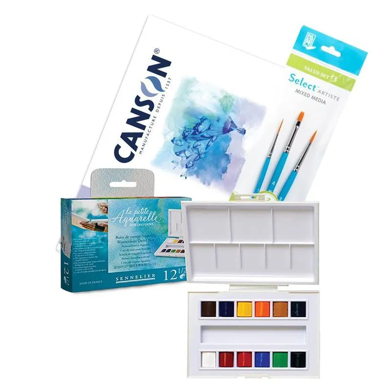 Aquarel Pakket Basic Kleuren