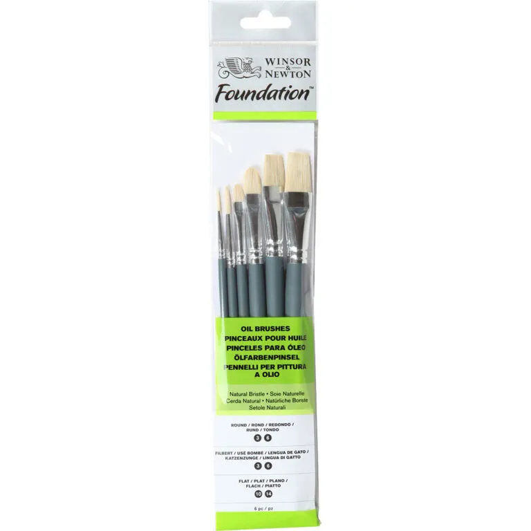 Winsor Newton Foundation Olieverf Penselen Set