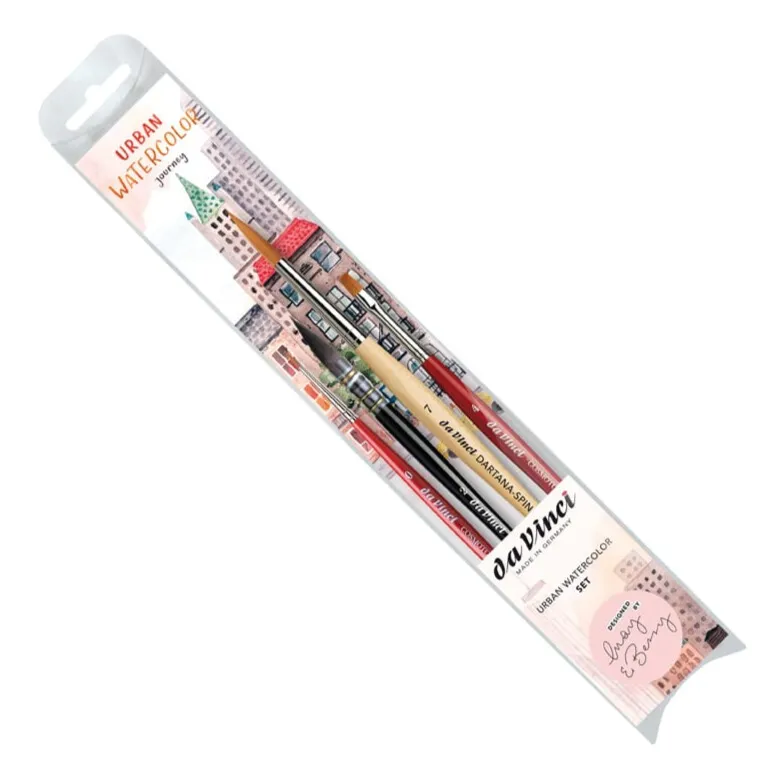 da Vinci Urban Watercolour Aquarel Penselen Set Serie 5601