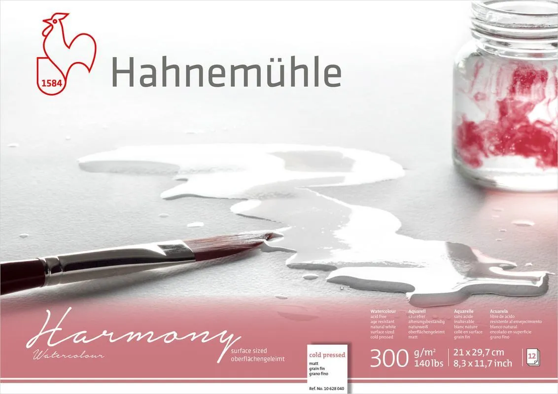 Hahnemuhle Harmony watercolourpaper A4