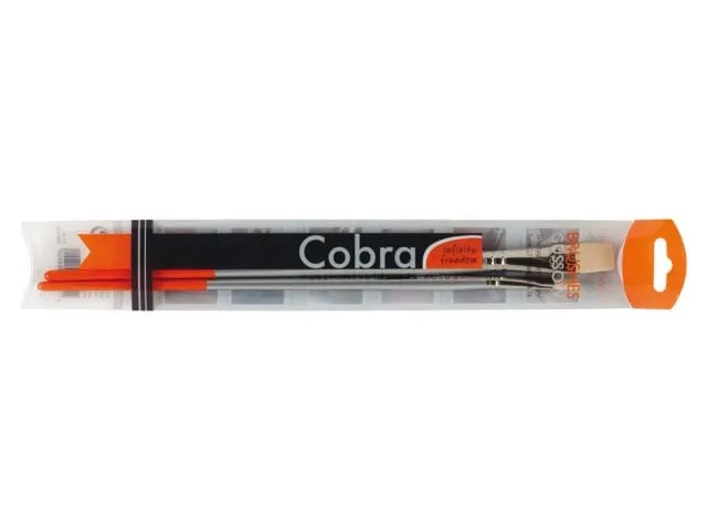 Cobra Synthetisch Olieverf Acryl Penseel Set Serie 215