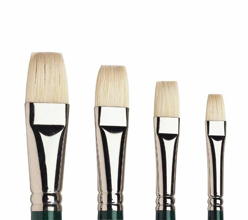 Winsor & Newton Serie 5973 Winton Hog Plat Varkenshaar Penseel 